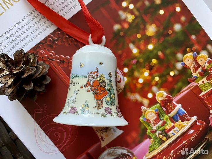 Колокольчик фарфоровый Hutschenreuther 1993