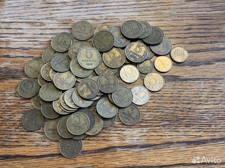 Монеты СССР 1,2,3 копейки