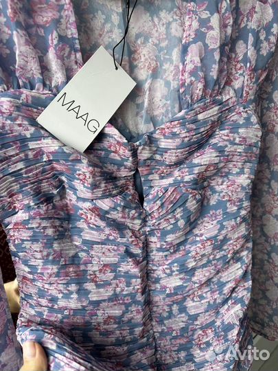 Платье новое xs maag zara, в цветочек