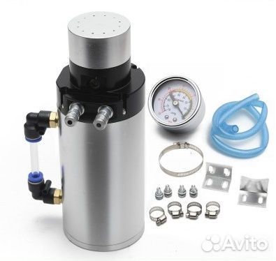 Маслоуловитель - универсальный (с манометром/разны