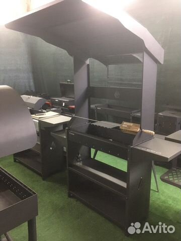 Мангал с крышей