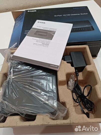 Коммутатор D link DES-1016A