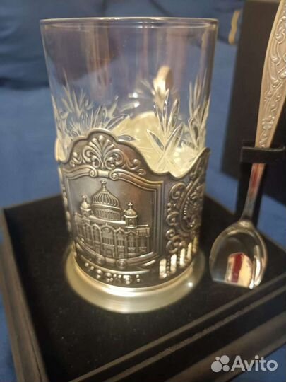 Подстаканник серебро ржд