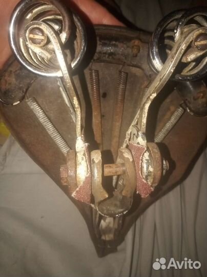 Седло спортивное советское кожаное