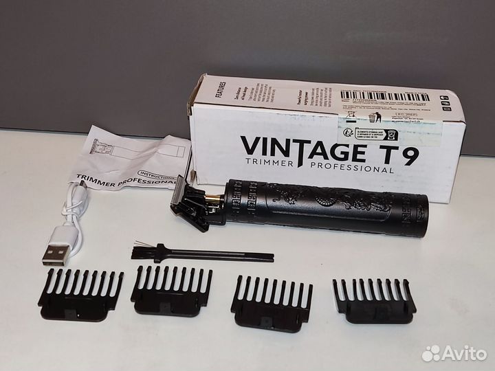 Машинка для стрижки волос Триммер Vintage T9