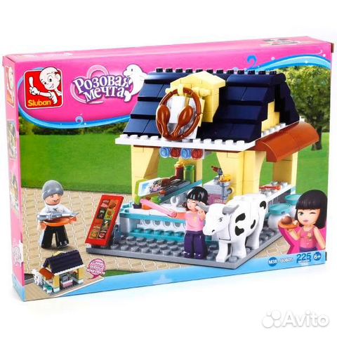 Конструктор Розовая мечта Кафе 225 дет