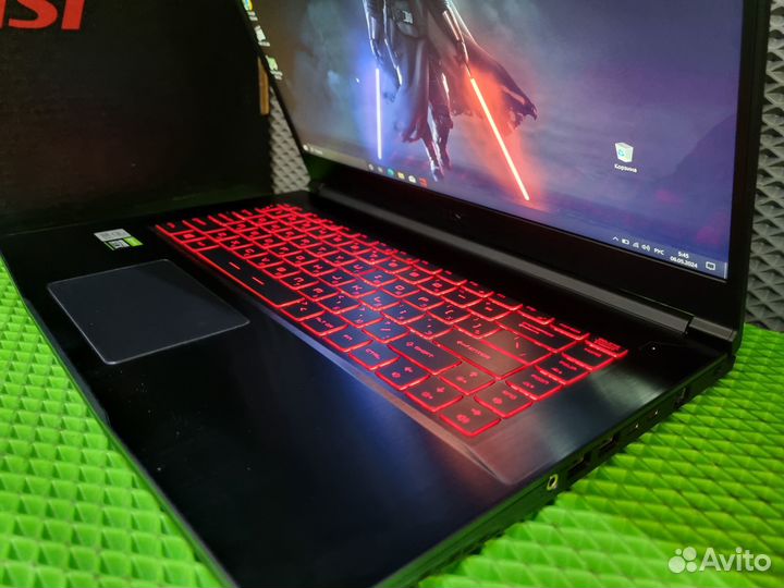 Ноутбук Игровой MSI i5 10200/16Gb/RTX 3060 6Gb