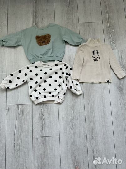 Бронь Вещи пакетом на девочку 80 86