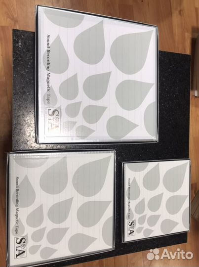 Коробки для катушек магнитной ленты. 27,22,18