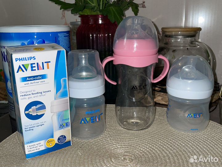 Бутылочка авент