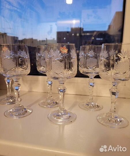 Хрустальные фужеры
