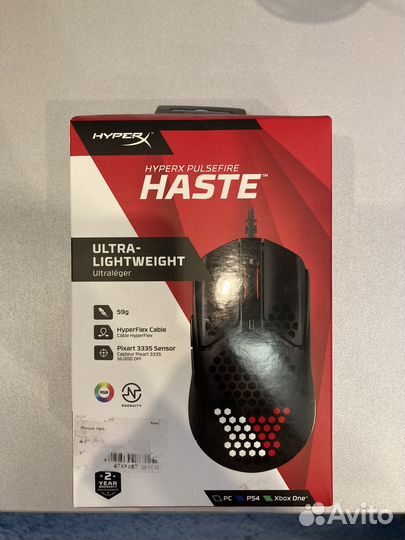 Игровая мышь hyperx pulsfire haste