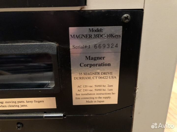 Счетчик банкнот magner 35 DC-10Keys Япония