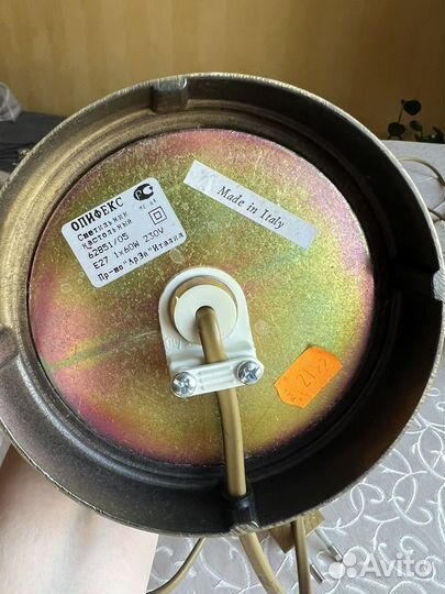 Светильники италия бронза