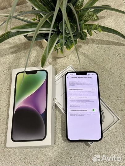 iPhone 14 Plus 128 gb (93акб, Идеал, Sim+eSim)