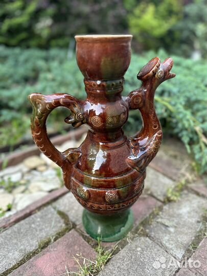 Глиняный кувшин скопинская керамика