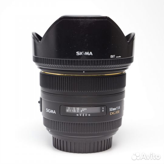 Объектив Sigma 50mm 1.4 DG HSM EX для Canon EF