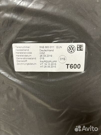 Ворсовые ковры в салон Volkswagen Tiguan, комплект