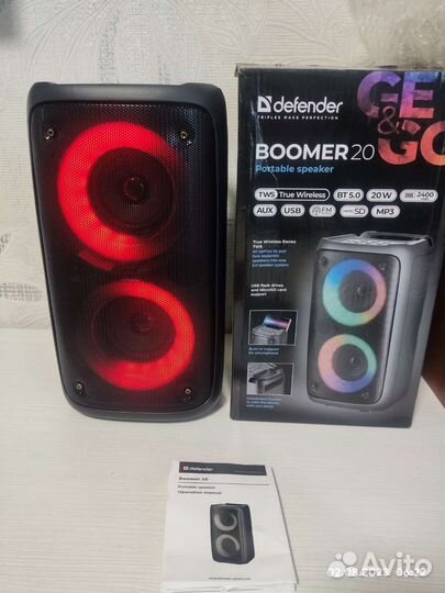 Портативная колонка boomer 20