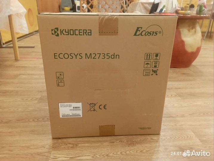 Мфу лазерный Kyocera Ecosys M2735dn, A4, лазерный