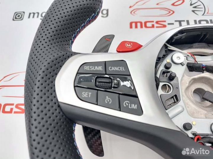 Руль M BMW X6 G06 X6M F96 дисплей подогрев карбон