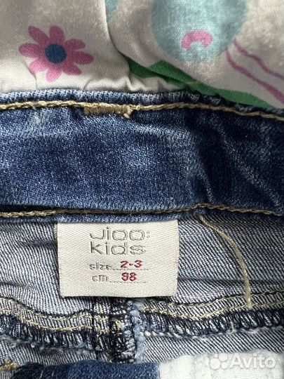 Джинсовый костюм для девочки 98 см