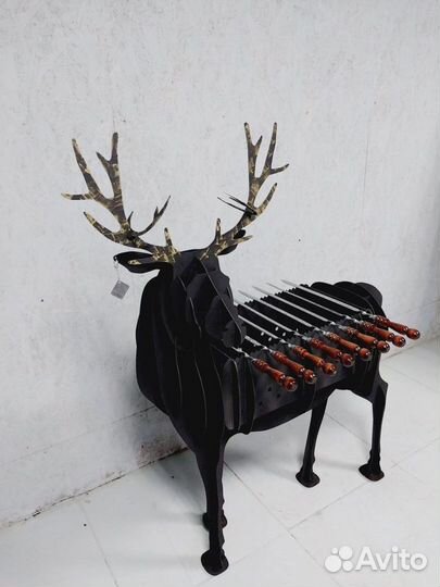 Мангал с подказаником и крышкой 