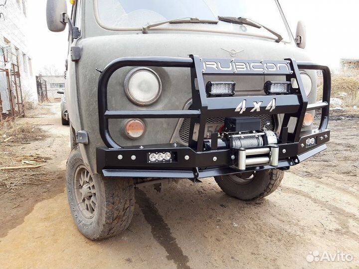 Передний бампер rubicon-5 УАЗ-452, 3303, 39094