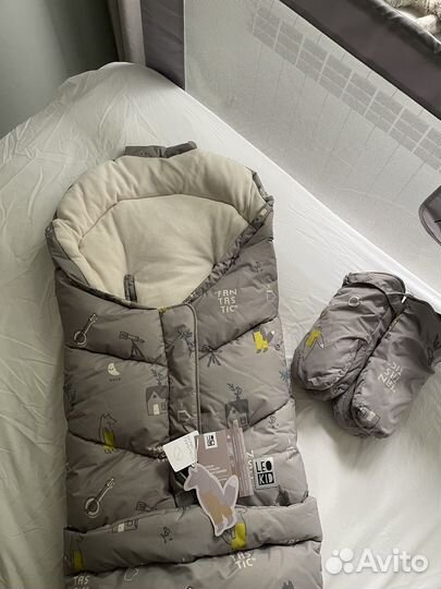 Конверт в коляску зимний Leokid