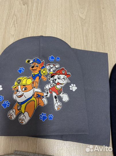 Шапка снуд новая щенячий патруль от 3 до 6 лет