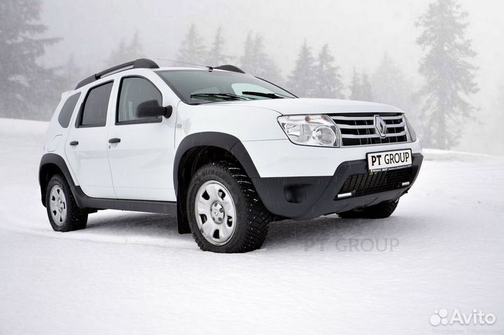 Накладки на крылья (8 шт) (ABS) Renault duster
