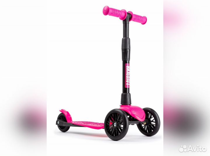 Самокат детский baby розовый