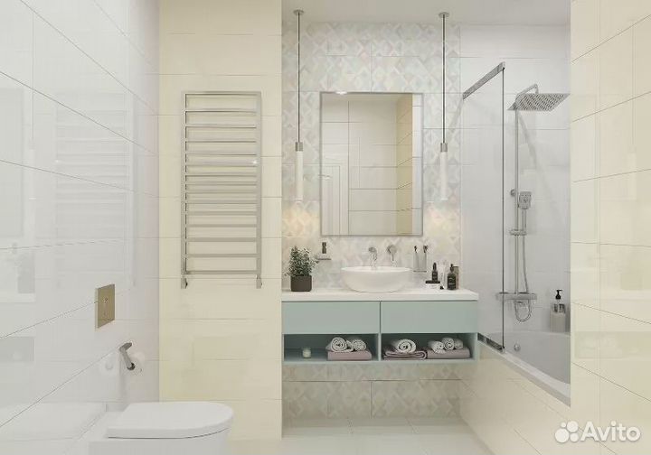 Плитка GT2575/018 Kakadu Белый 25x75