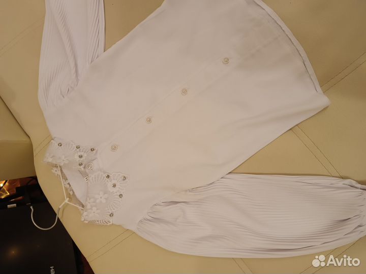 Блузка школьная для девочки 122