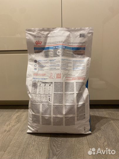 Royal canin anallergenic для собак