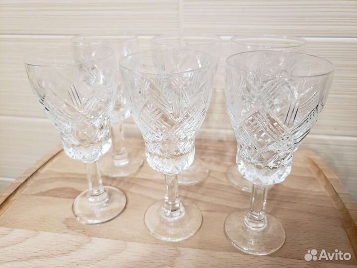 Фужеры хрустальные СССР