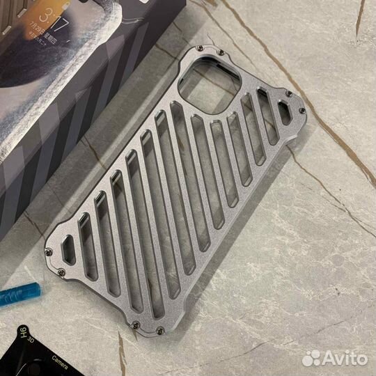 Чехол бампер iPhone 13 алюминий