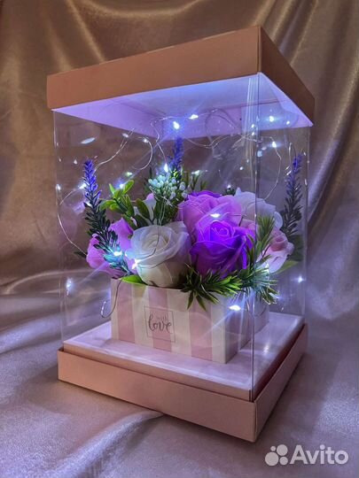 Светящийся букет. Ночник. Подарк на любой случай