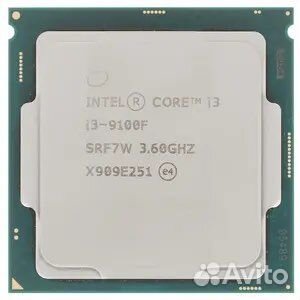 Процессор intel core i3 9100f