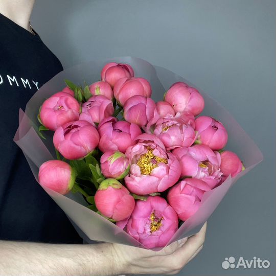 Пионы нежные