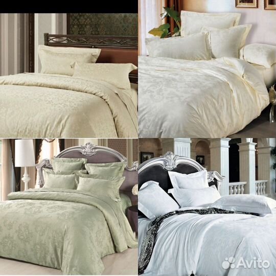 Белье постельное сатин жаккард, 100 хлопок