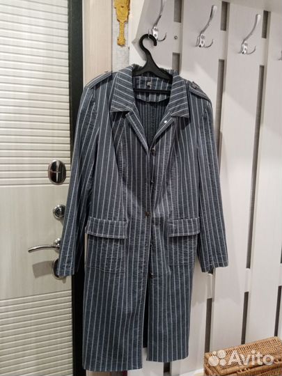 Плащ джинсовый стрейч