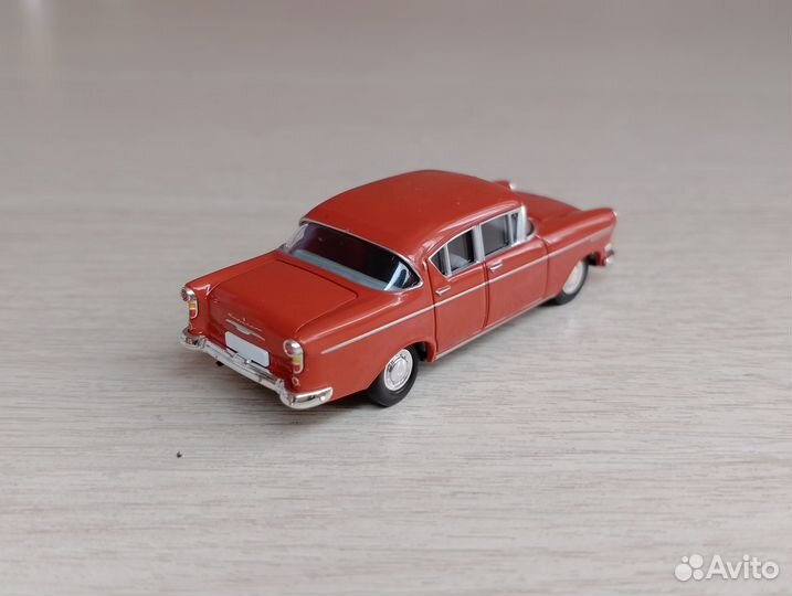 A30) Opel Kapitän P1 (1958-1959) красный