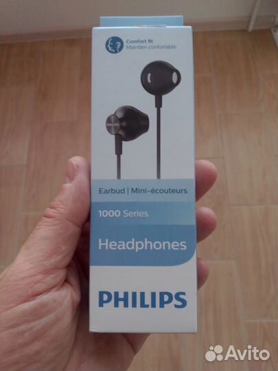 Наушники проводная стерео гарнитура Philips taue10