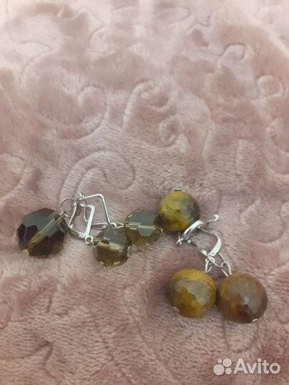 Камни,серьги