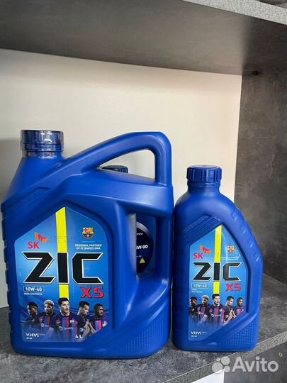 Моторное масло ZICx5 10w-40 4л