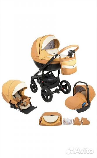 Коляска adamex monte carbon 3 В 1