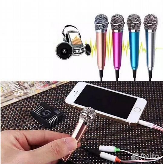 Микрофон мини карманный для смартфона планшета пк