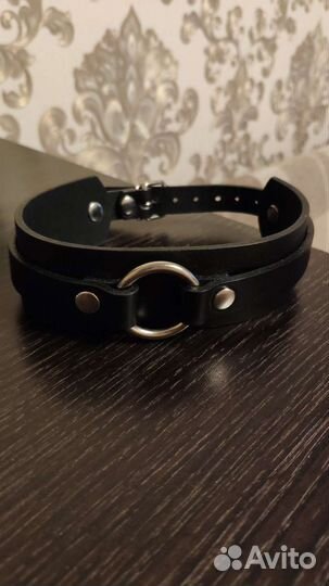 Чокер из натуральной кожи