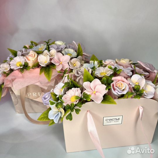 Букеты из мыла ручной работы